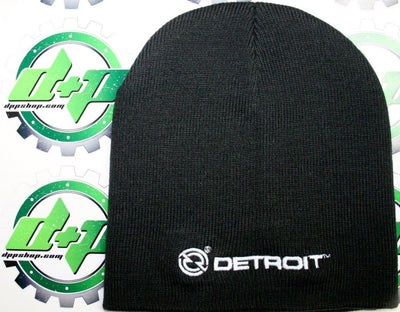 Detroit trucks black beanie cap