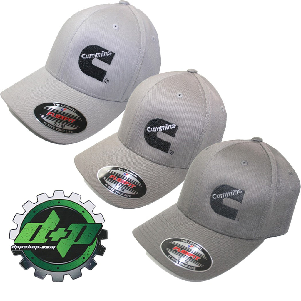 Dodge cummins flexfit stretch Assorted Grey Colored Hats