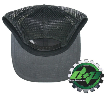 Dodge Cummins trucker hat ball richardson Charcoal Gray Black mesh snap back