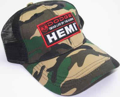 Dodge Hemi summer camo base ball cap hat mesh mopar