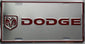 Dodge License Plate