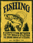 Desperate Enterprises Fish On Fishing 12.5" x 16" Metal Tin Sign - 2656