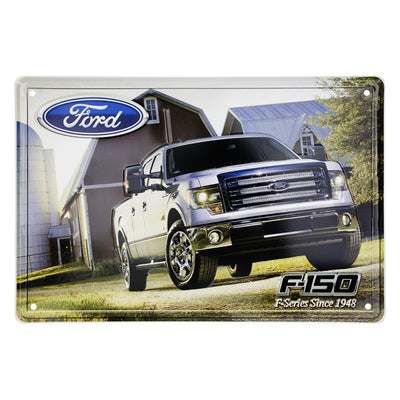 Ford F-150 Nostalgia Sign Tin Metal Ford 150 F-Series Since 1948 New