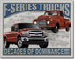 Ford F-Series Trucks Metal Sign