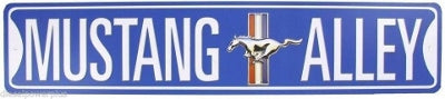 Ford Mustang Alley Street Sign