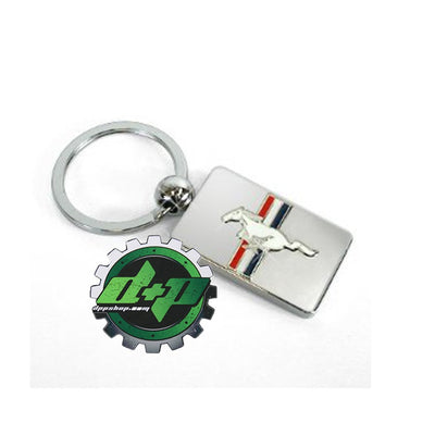 Ford Mustang keychain - scan to win - key ring tag Chain boss fox body stang