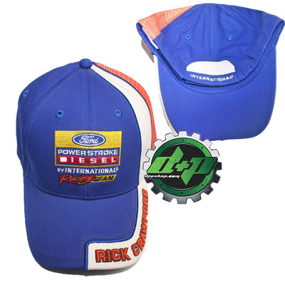 Ford powerstroke base ball cap hat diesel gear truck nascar crawford 14