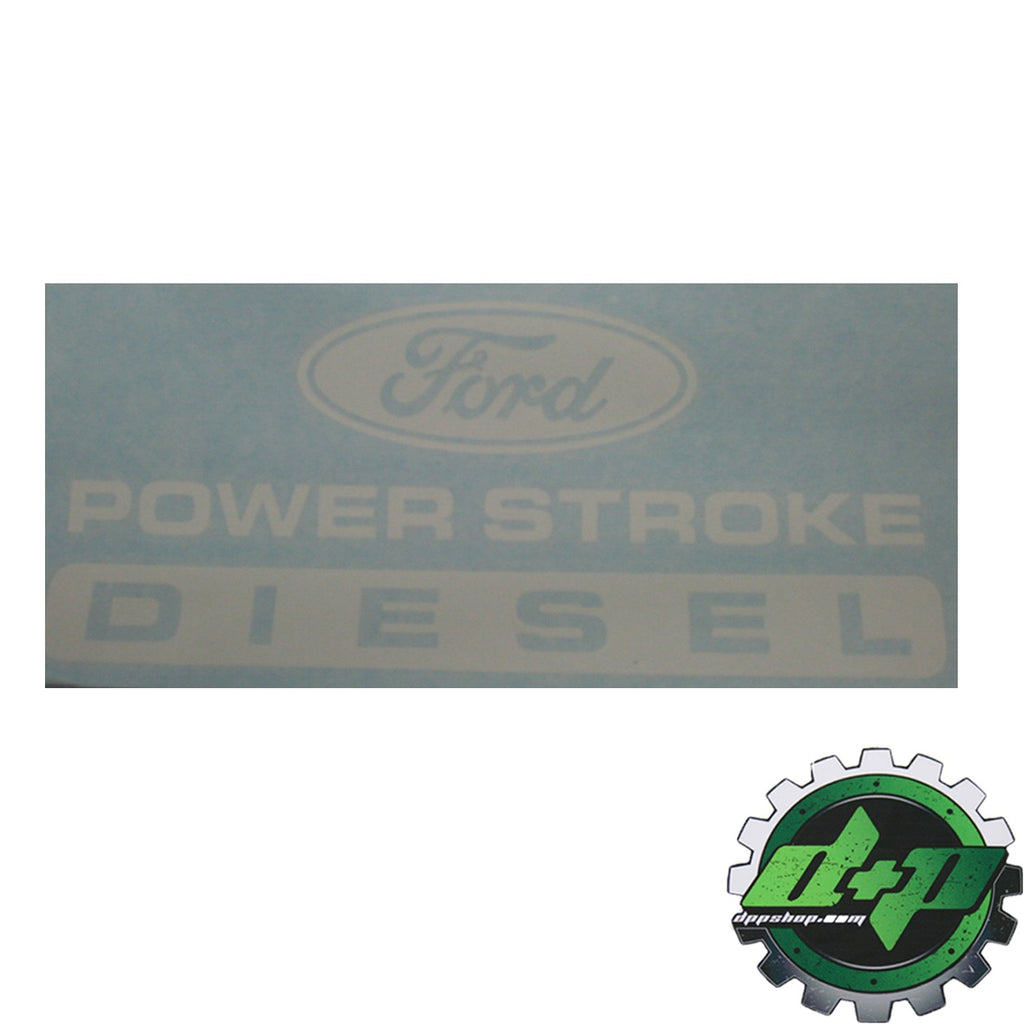 Ford Powerstroke diesel vinyl decal window sticker wall truck