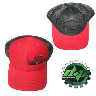 Ford Powerstroke richardson 112 hat assorted colors w/ black mesh snap back cap