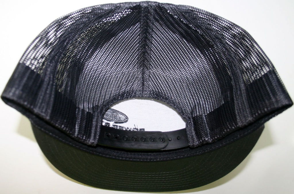 ford powerstroke trucker Flat bill ball cap hat snap back mesh black gray grey
