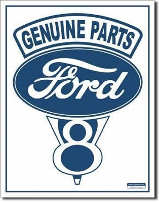Ford V-8 Metal Sign