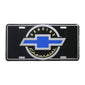 Genuine Chevrolet Black Blue Silver Tag License Plate