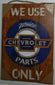 Genuine Chevrolet Wood Sign