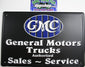 GMC General motors Trucks sales sign work shop home cave poster man GM chevrolet