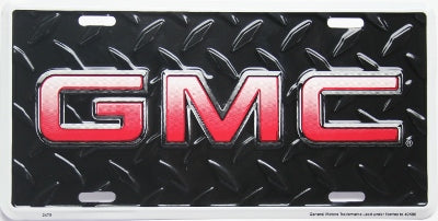 GMC License Plate