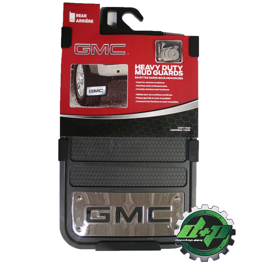 GMC REAR heavy duty 12x23 mud guards flaps mudflaps stainless steel gm ss set