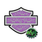 Harley Davidson Purple Bar & Shield scented auto air freshener car truck HD 2pk