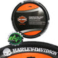 Harley-Davidson Skull Black Speed Grip Style Steering Wheel Cover P6646
