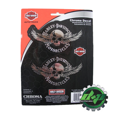 Harley-Davidson Skull w/Wings Decal