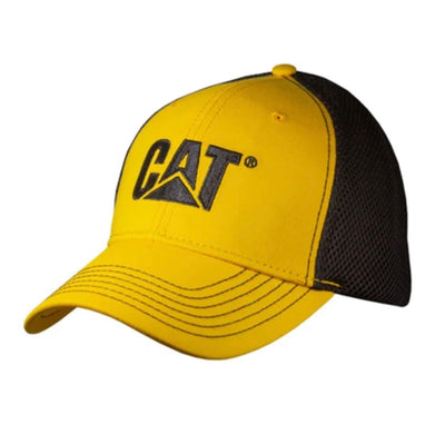 CAT Yellow Blood Cap/Hat w/Black Sport Mesh