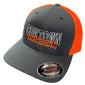 Cowtown Showdown 2022 OSFA FlexFit Charcoal/Orange Embroidered Hat