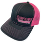Cowtown Showdown 2022 Embroidered Hat Black/Pink with Contrast Stiching