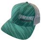 Cowtown Showdown 2022 Embroidered Green Stripe/Grey Mesh Hat