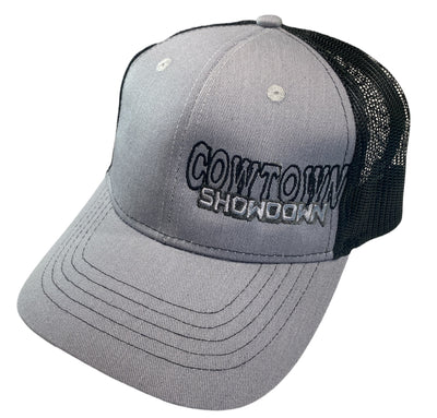 Cowtown Showdown 2022 Embroidered YOUTH Heather Grey/Black Hat