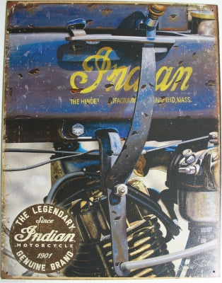 Indian 1914 Metal Sign