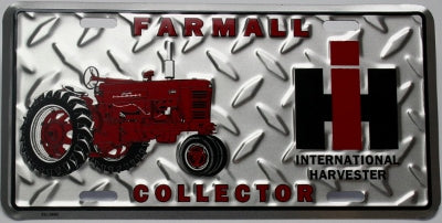 International Harvester License Plate