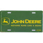 John Deere nothing runs like a Deere Green license plate