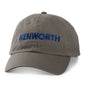 Kenworth Olive Chino Twill baseball Cap and Blue embroidered KW wordmark Hat New