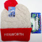 Kenworth pom pom knitted stocking cap hat