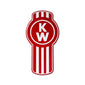 Kenworth Trucks Custom Bug KW Logo Aluminum Metal Sign 11.5" x 22"