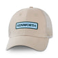 Kenworth Trucks Khaki Wordmark Patch Mesh Cap/Hat tan mesh back KW New