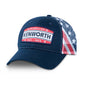 Kenworth Trucks USA Flag Mesh KW Patch Cap "World's Best" Adjustable Hat