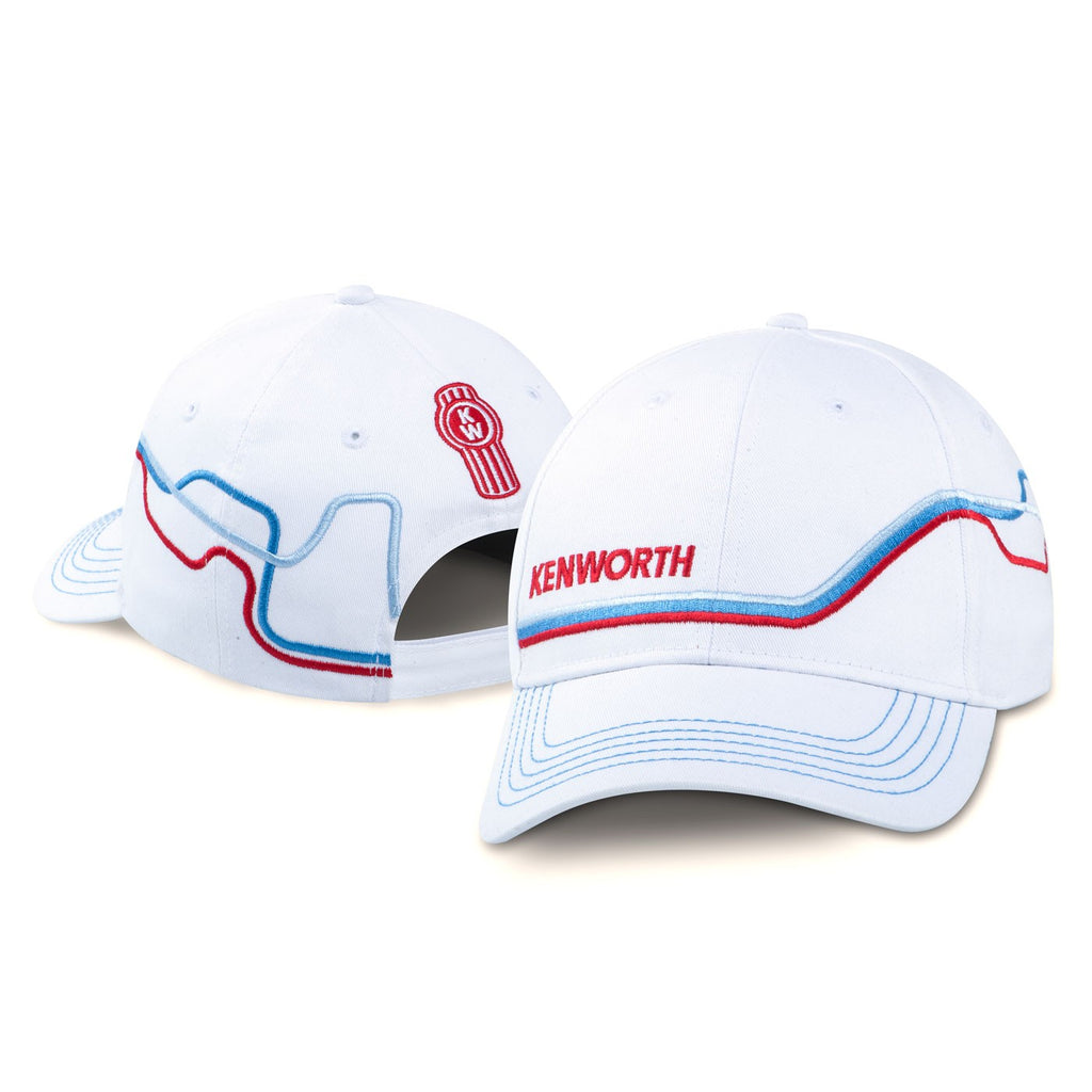 Kenworth Trucks Winner's Circle Racing Red, White & Blue Hat/Cap KW New stripe