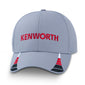 KW Kenworth Gray embroidered Endurance Performance Cap New mesh Hat