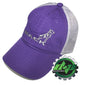 Ladies Mack Trucks Embroidered Logo baseball ball cap hat purple diesel gear