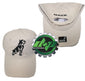 Mack truck embroidered hat cap cream white adjustable velcro enclosure