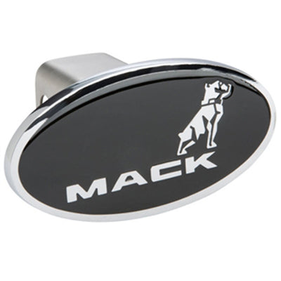 Mack Trucks 2" Receiver Oval Chrome plated Brass bull dog Hitch hider Cover