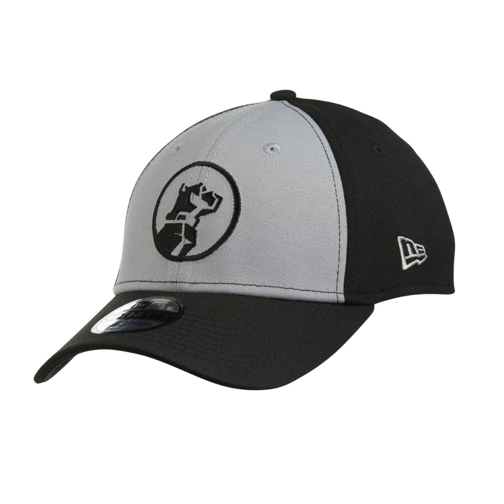 Mack Trucks 39THIRTY Flex fit Hat Grey & Black Embroidered Bulldog Dog Logo