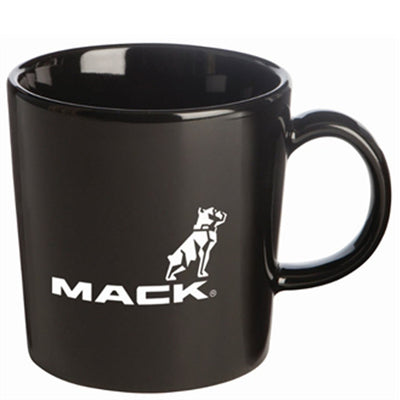 Mack trucks Bulldog Black Tea Cup Coffee Mug 16oz