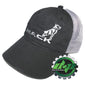 Mack Trucks diesel Black & Grey summer Mesh back ball cap hat trucker