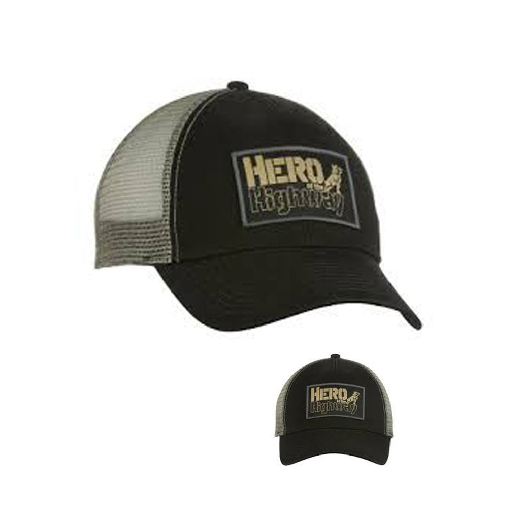 Mack Trucks Hero of The Highway Cap Black w/Gold Hero Patch Bulldog Hat
