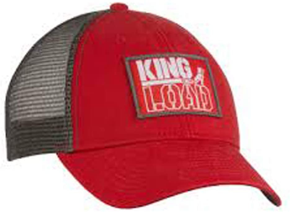 Mack Trucks King of The Load Trucker Patch Cap Red w/Black Mesh Back Cap
