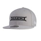 Mack Trucks New Era 9FIFTY Grey Snapback Cap Embroidered Mack Flat Bill Hat