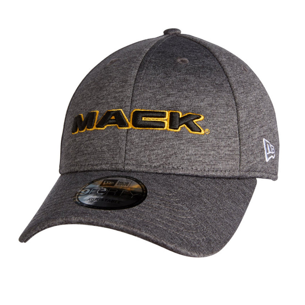 Mack Trucks New Era 9Forty Knit Heather Gray Cap Embroidered Mack Hat