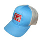 Marmon Trucks Cap Light Blue / Cream Mesh Snapback Hat