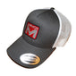Marmon Trucks Cap Charcoal Gray / White Mesh Snapback Hat
